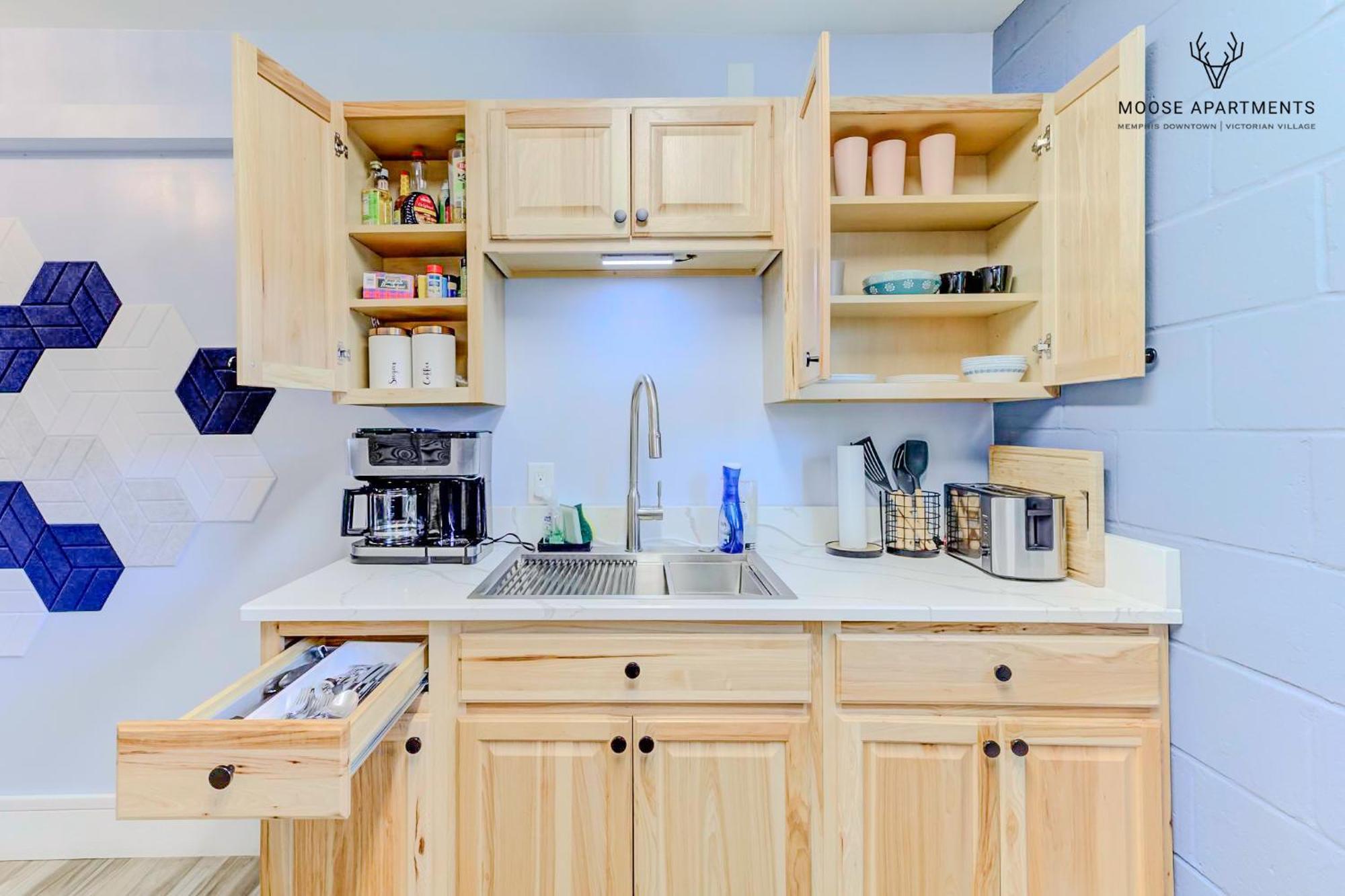 The Moose #3 - Modern Luxe Studio With Free Gated Parking & Wifi Memphis Bagian luar foto